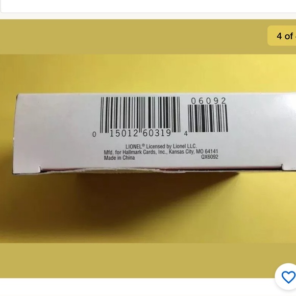 Vintage 2001 Hallmark Keepsake Ornament “Lionel Chessie Steam Locomotion” w/ Box - Picture 4 of 6